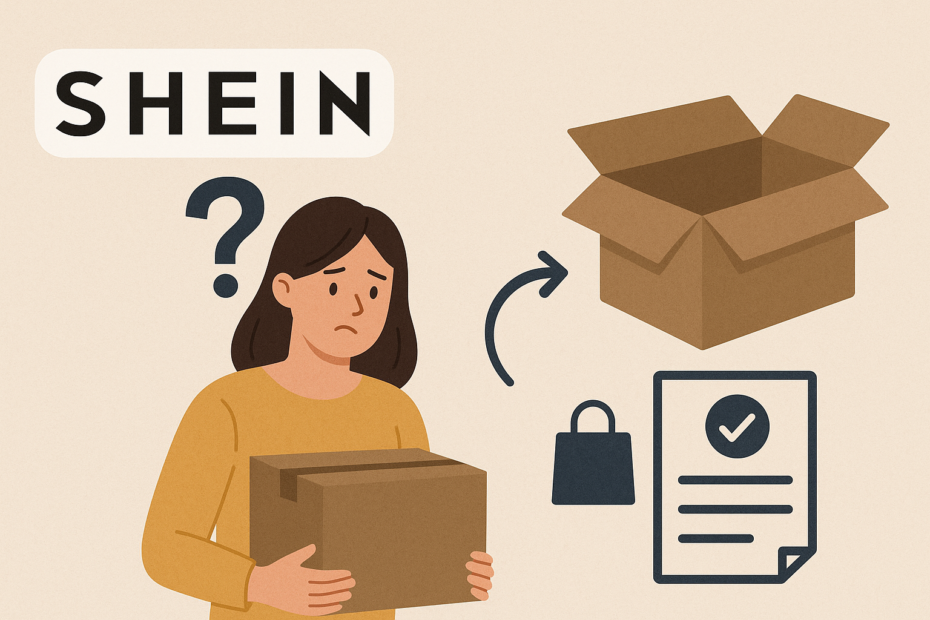devolução shein