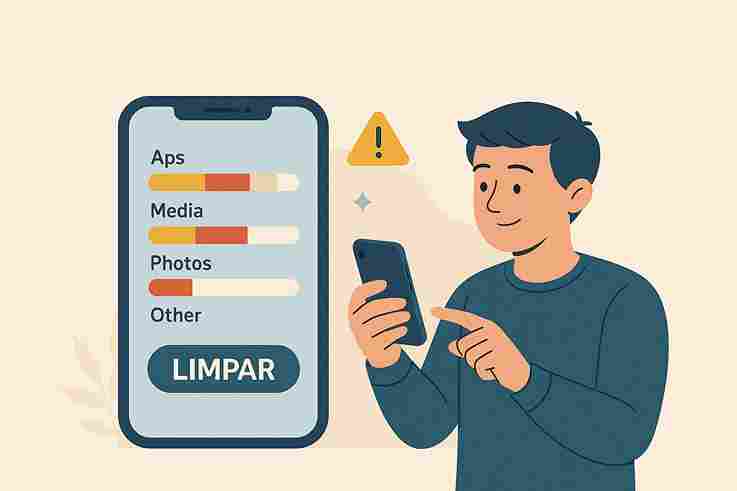 limpar memória do iPhone