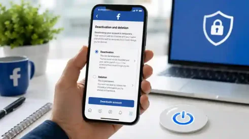 desativar facebok